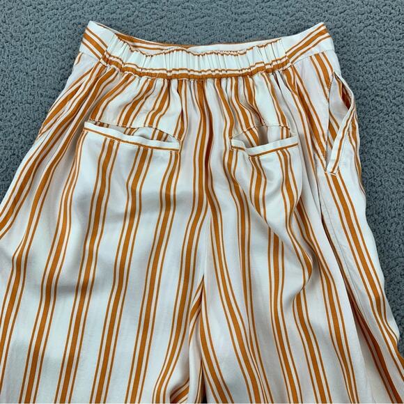 Maeve by Anthropologie Women's Sunshine Wide-Leg Striped Pants  -  Size: 10 - Picture 5 of 16